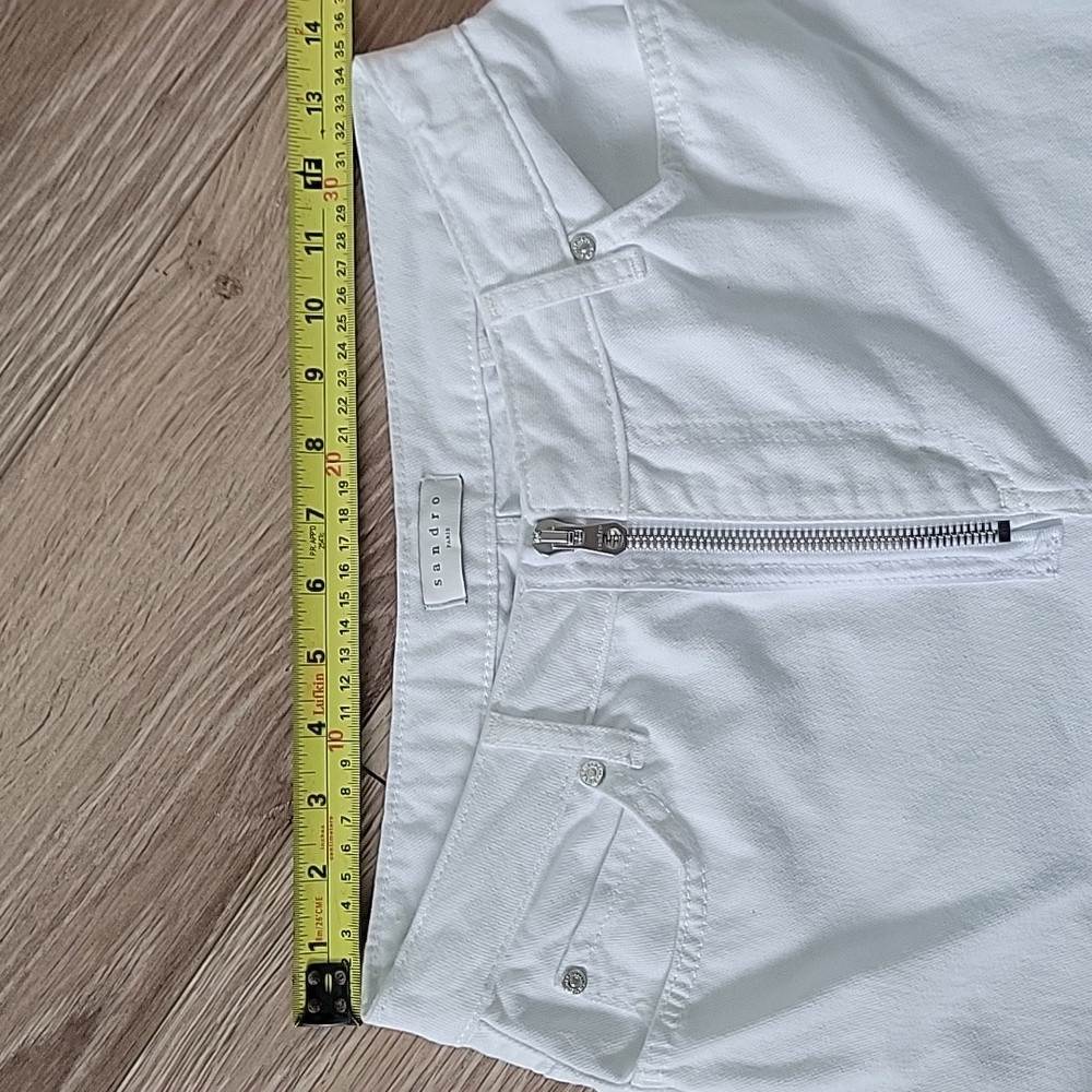 Sandro Paris High Waist Slim Fit Size 38 - Picture 5 of 16